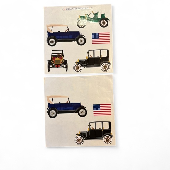 Vintage Mrs. Grossman Misc. Scrapbook Sticker Lot Travel Birthday Auto - Picture 5 of 11